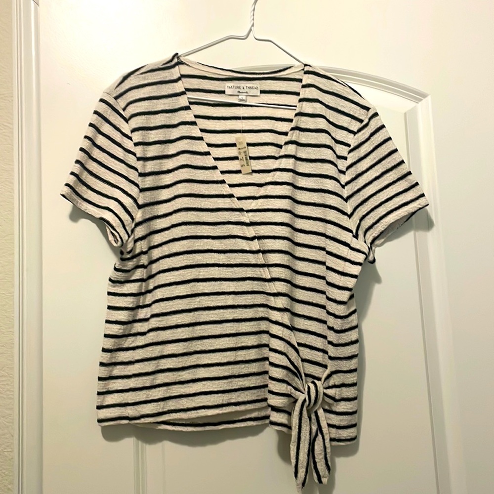 NWT Madewell tie top